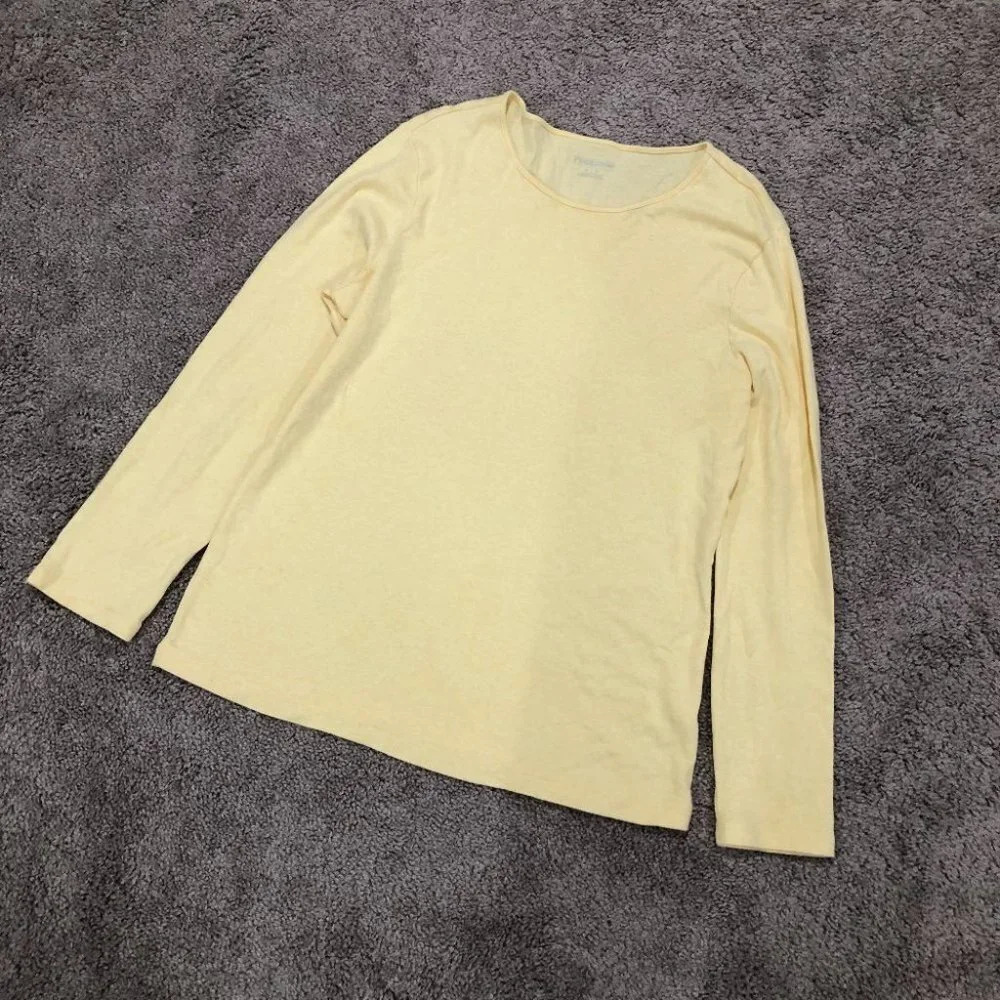 Pendleton yellow long sleeve shirt Cotton base layer‎ Size Medium